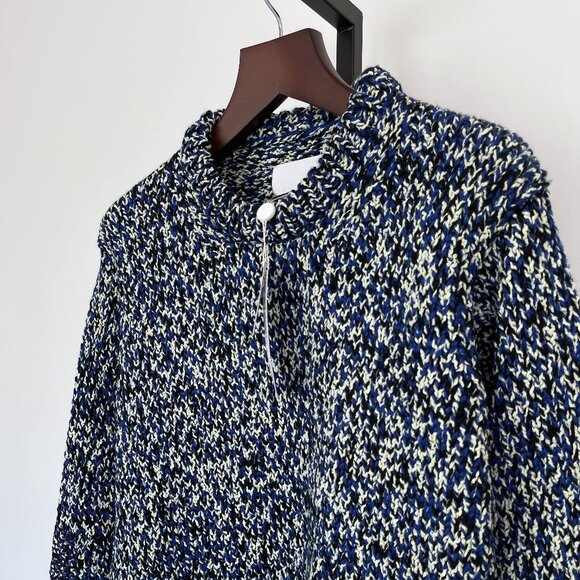 Maison Margiela: Handmade Wool Mouline Knit Stitch Embroidered Sweater SS22 - Picture 2 of 16